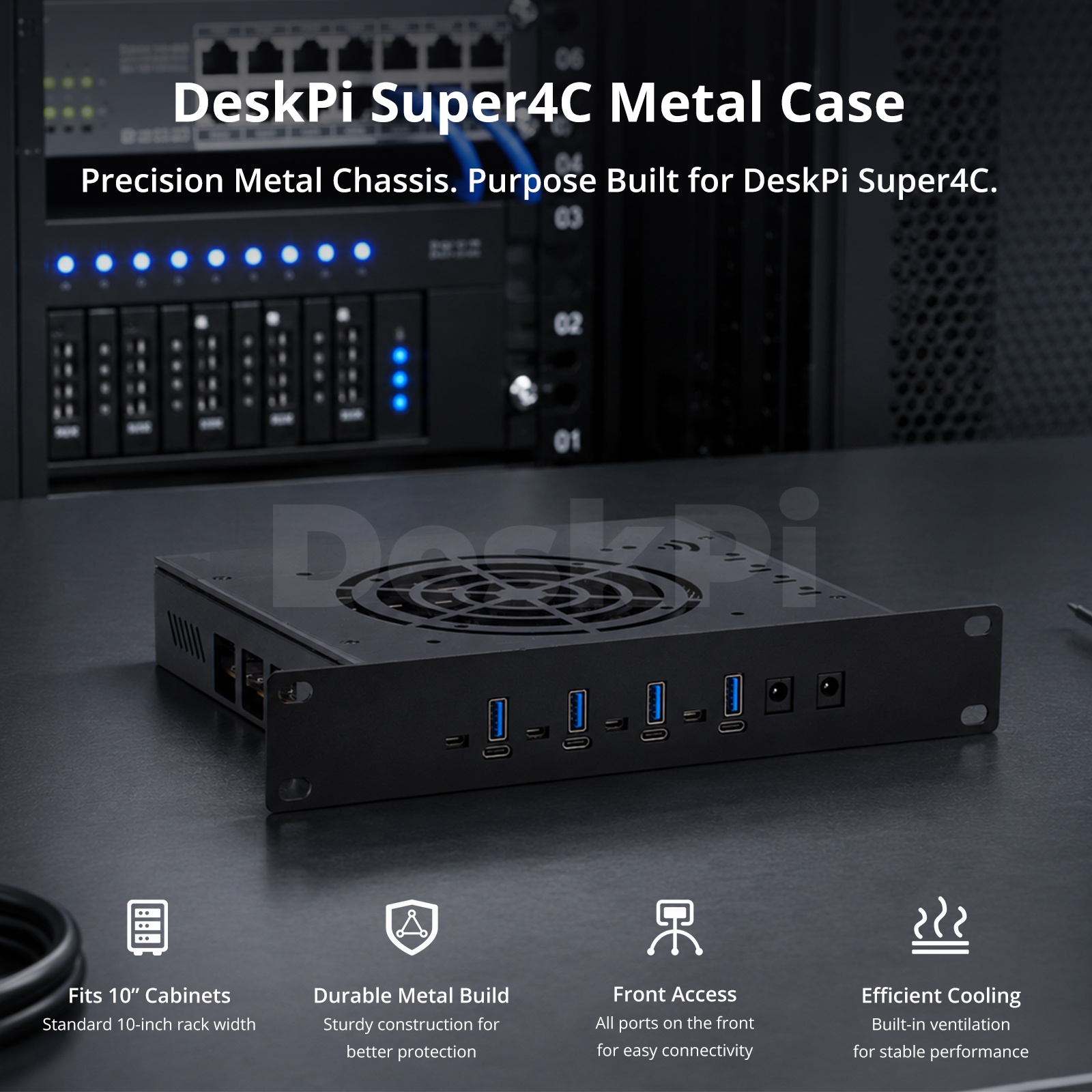 Металлический корпус DeskPi дл – обзор и цена Deskpi Super6C