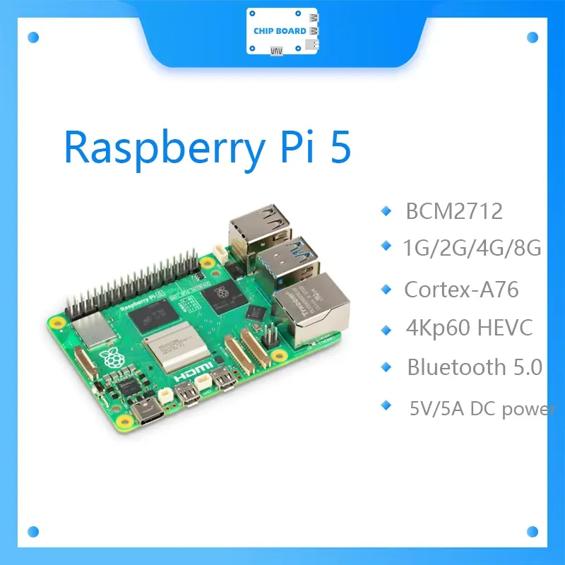 Плата Raspberry Pi 5 Cortex-A7 – обзор и цена Raspberry Pi 5 8Gb